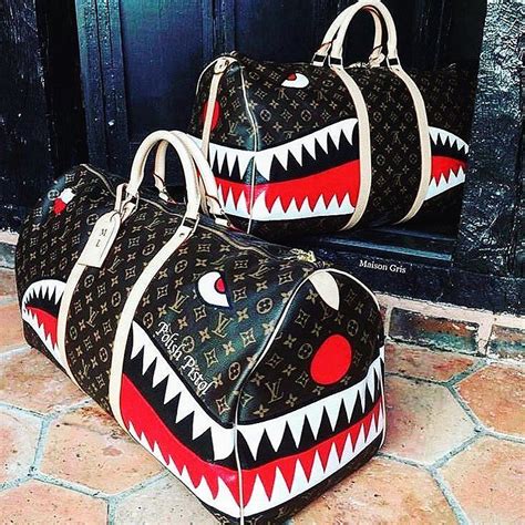 red supreme louis vuitton backpack|louis vuitton supreme backpack shark.